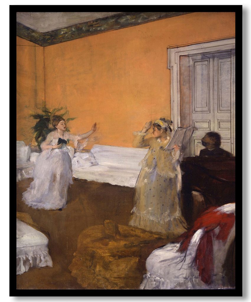 The Song Rehearsal by Edgar Degas (1872-73)