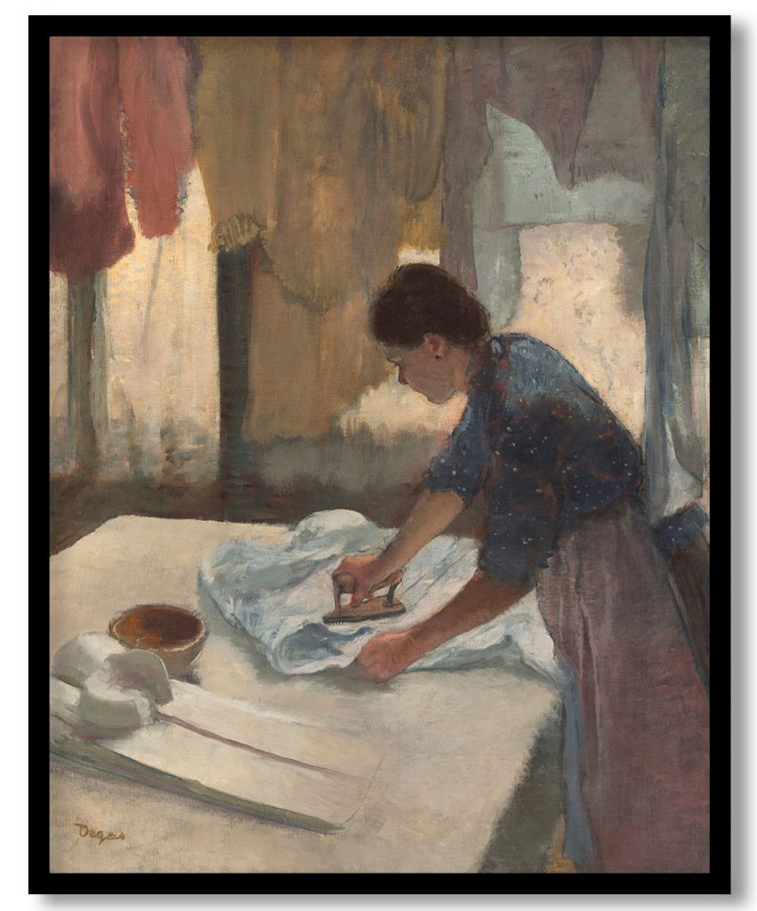 Woman Ironing by Edgar Degas ( 1876-87)