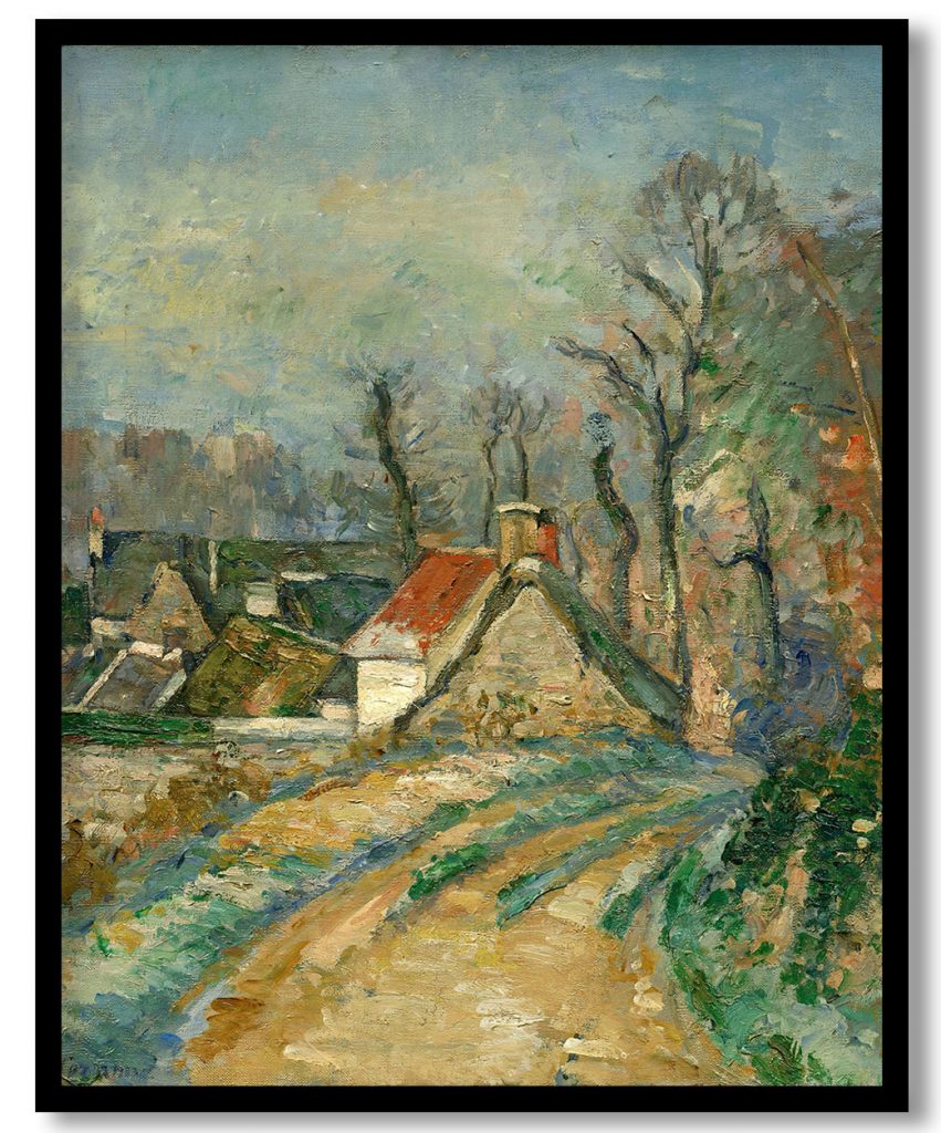 Detour in Auvers by Paul Cezanne