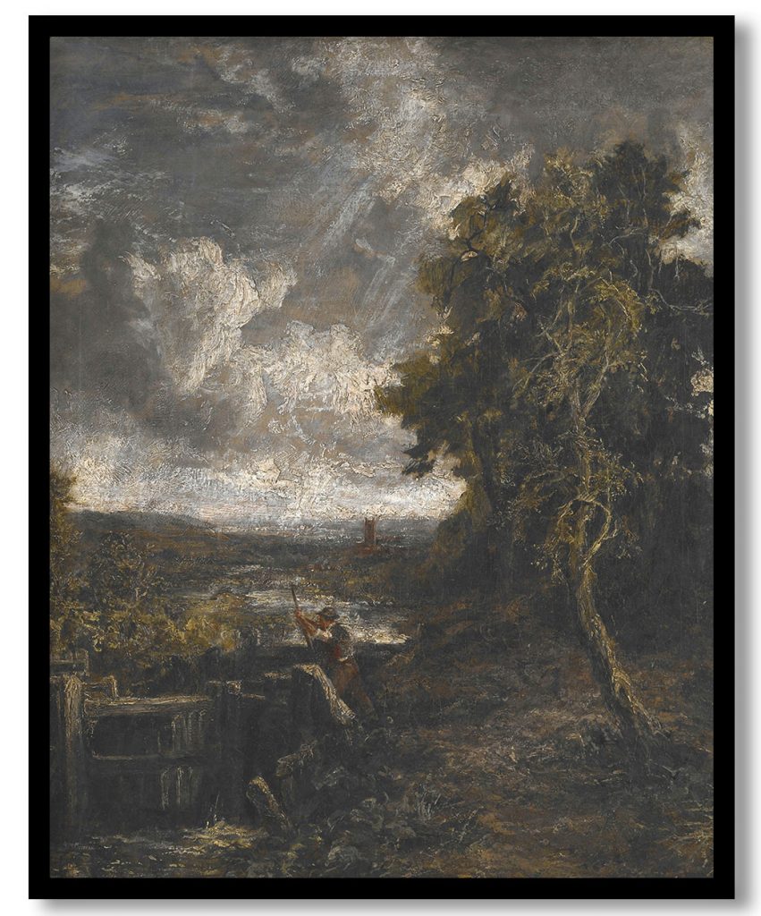 East Bergholt - Lock on Stour by John Constable