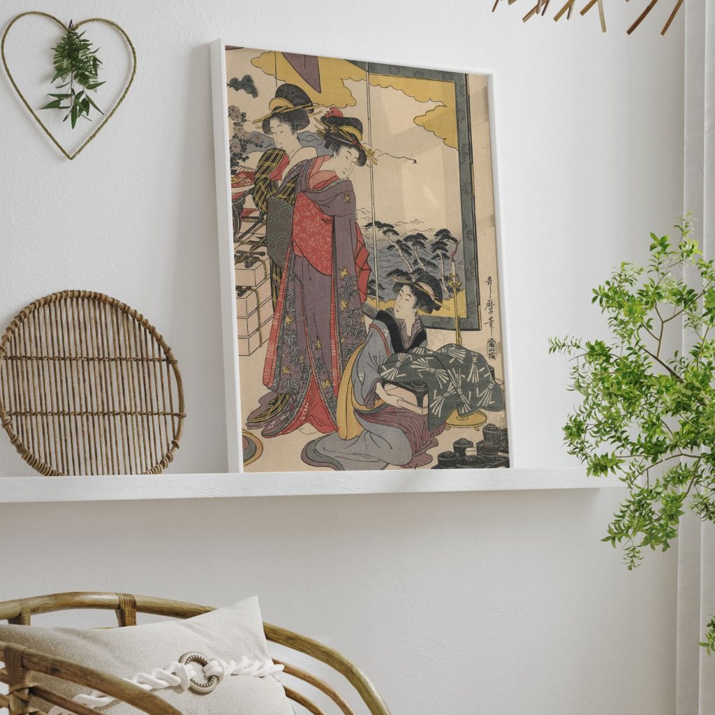 Ebisu Festival by Kitagawa Utamaro (1801)