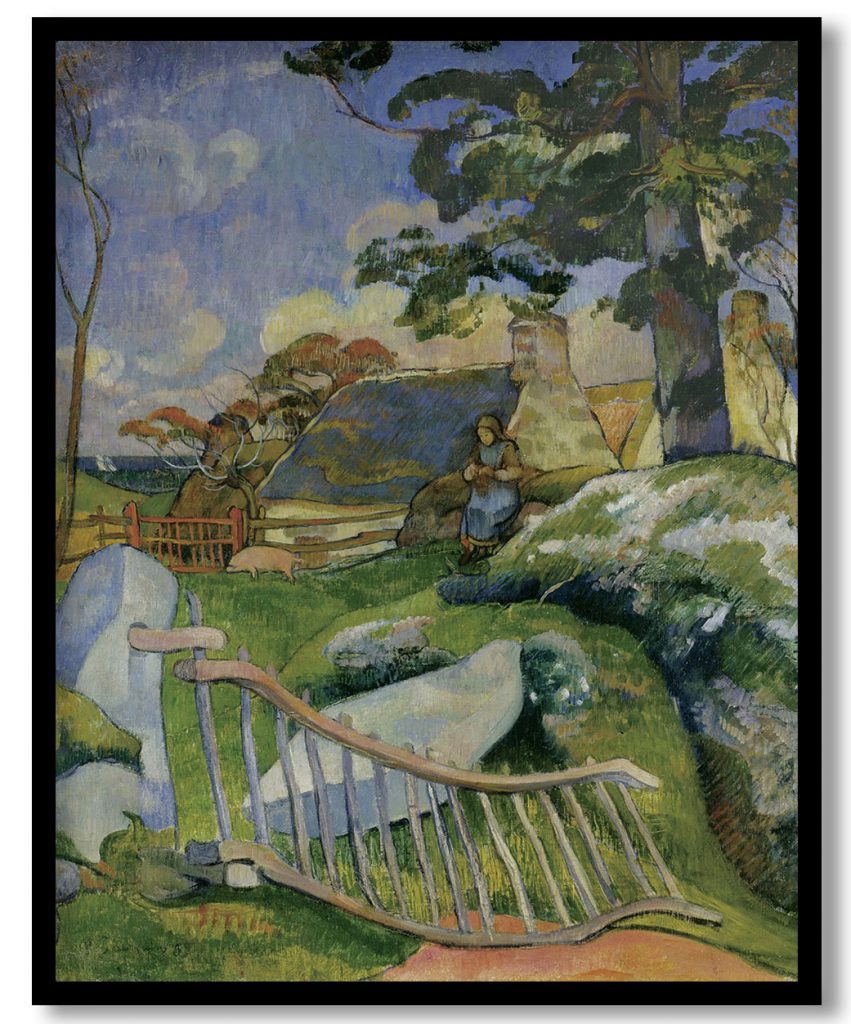 The Gate by Paul Gauguin (1889)