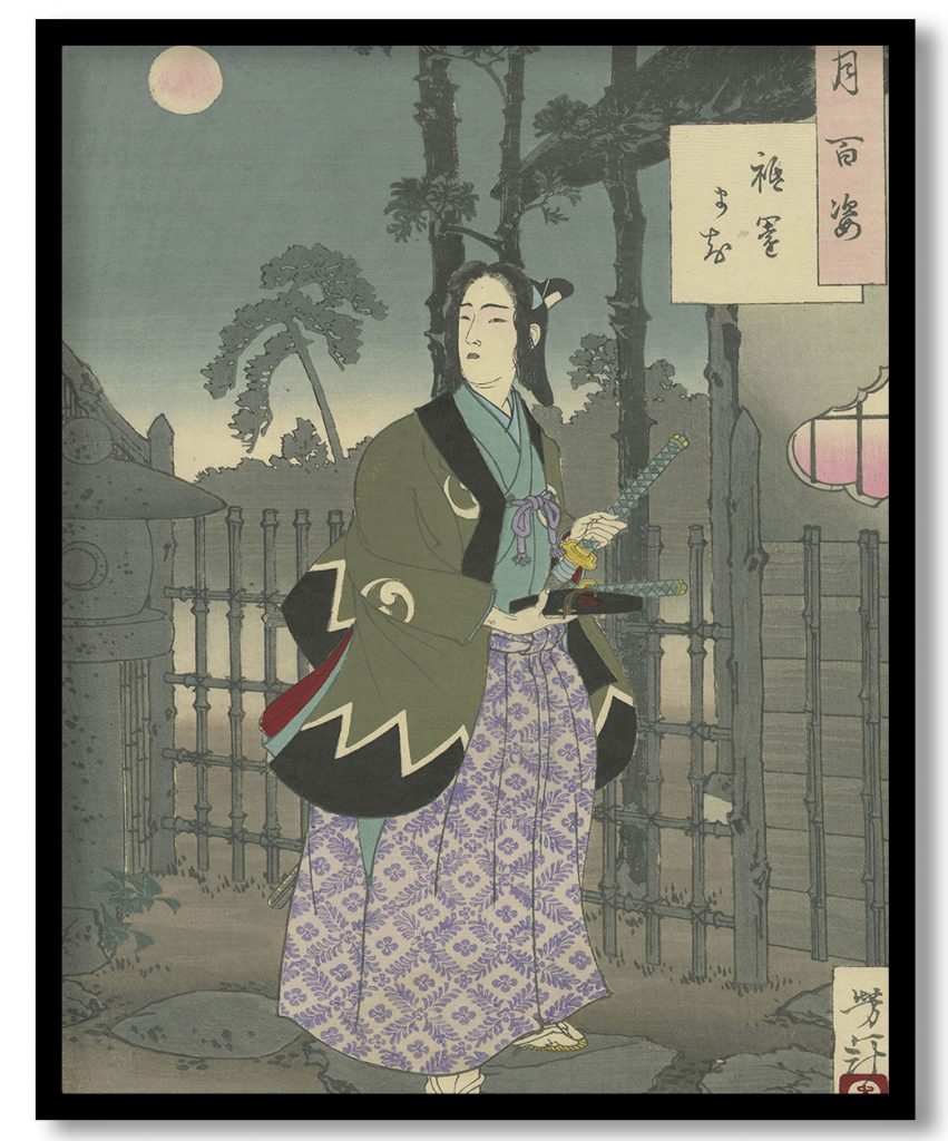 Gionmachi (The Gion District) by Tsukioka Yoshitoshi (1885-10)