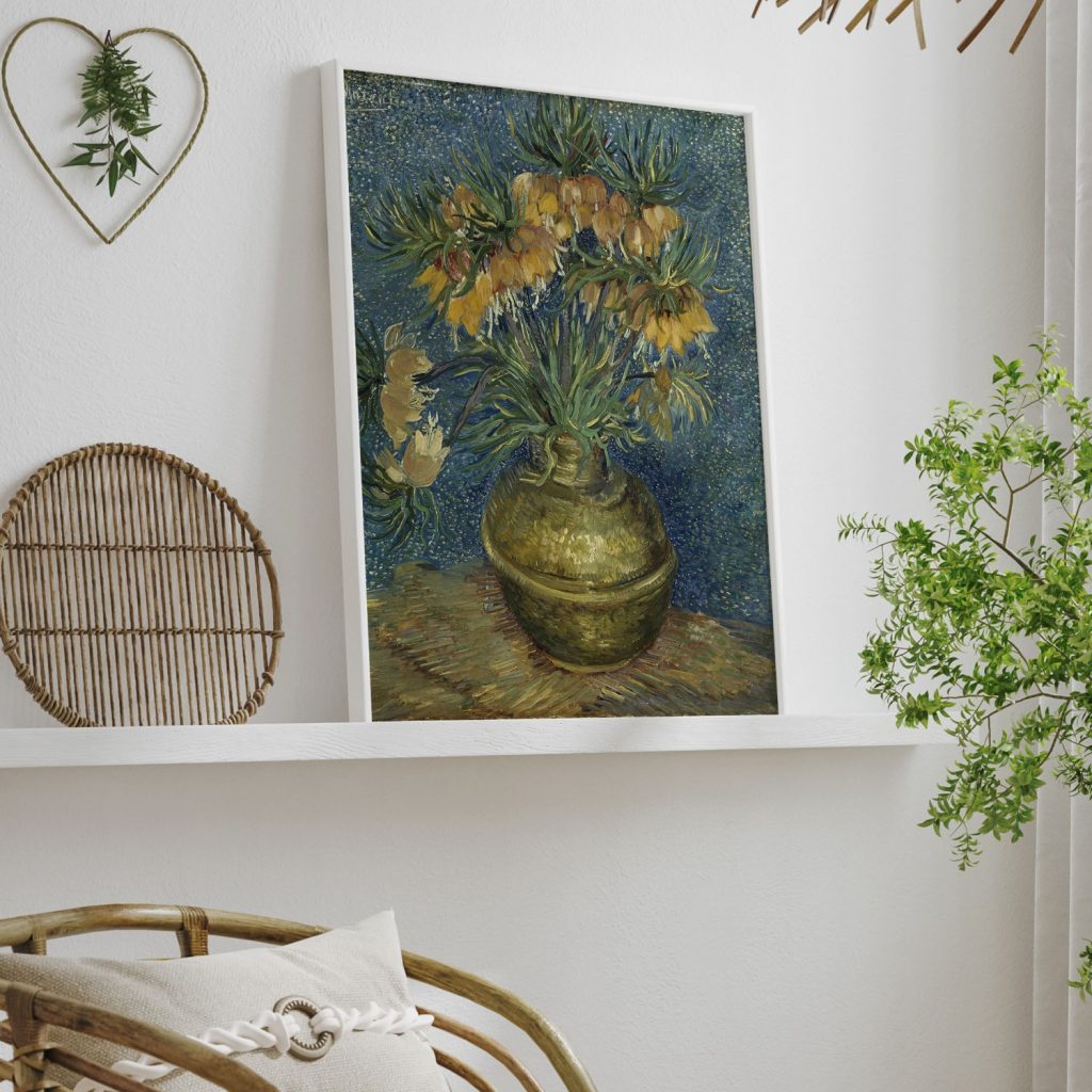 Imperial Fritillaries in a Copper Vase by Vincent van Gogh