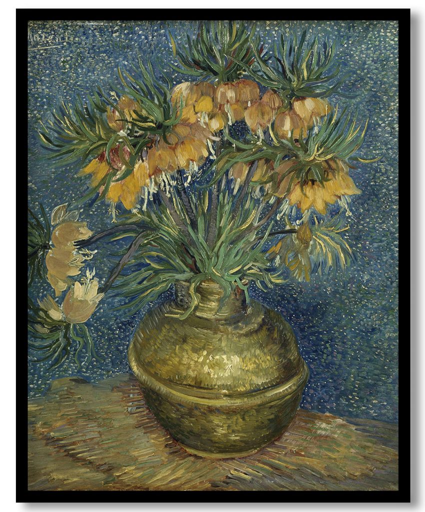Imperial Fritillaries in a Copper Vase by Vincent van Gogh