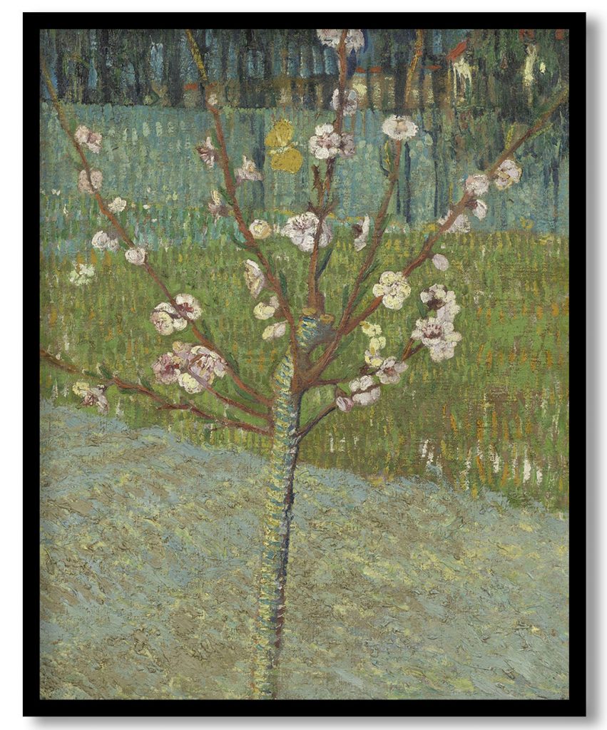 Peach Tree in Blossom by Vincent van Gogh (1888-88)
