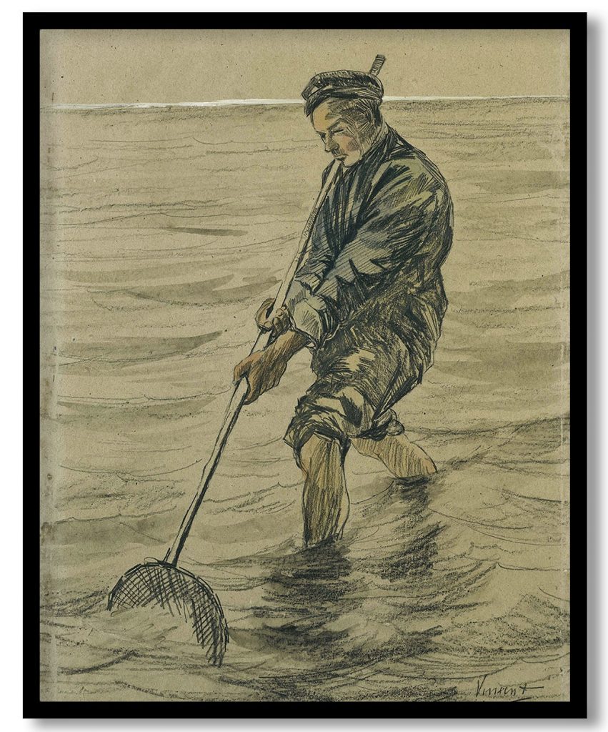 Schelpenvisser by Vincent van Gogh (1863)