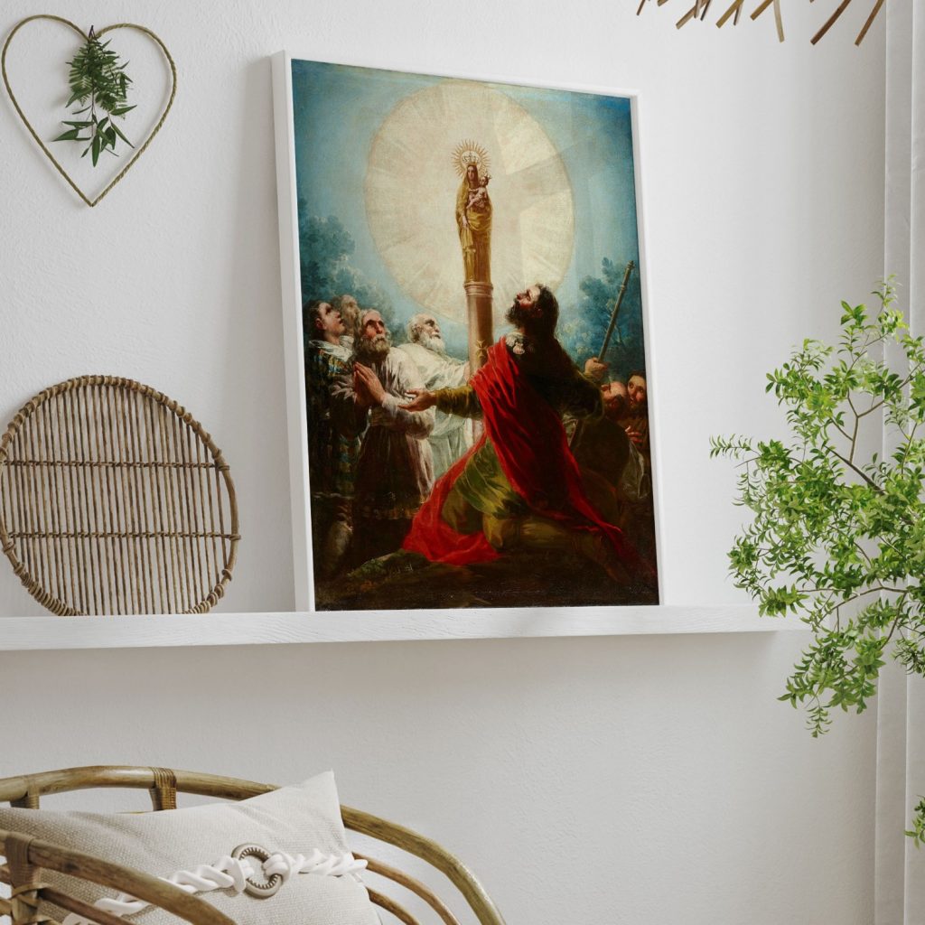 The Apostle Santiago and his disciples adoring the Virgen del Pilar by Francisco Goya (1775)