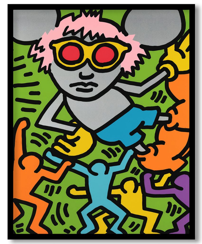 Andy Mouse by Keith Haring (1986)