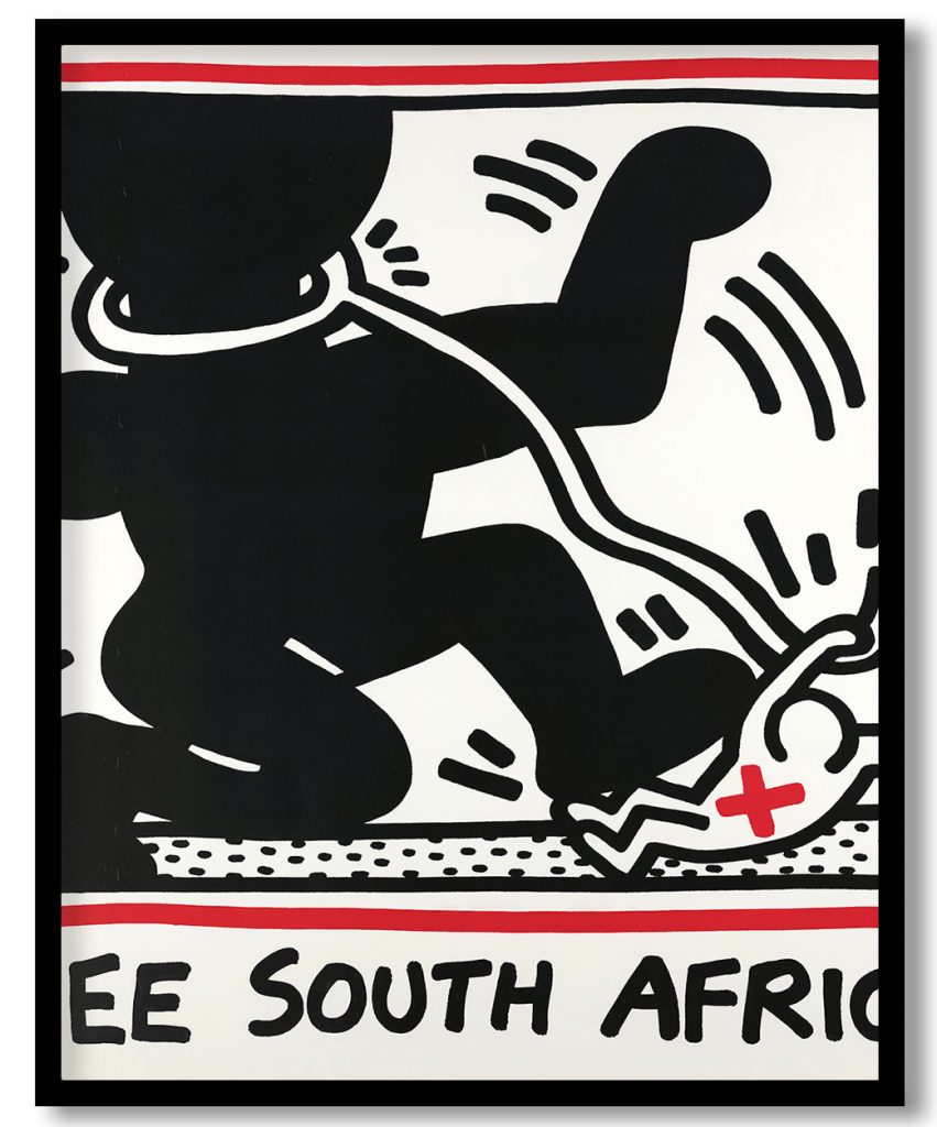 Free South Africa by Keith Haring (1985)