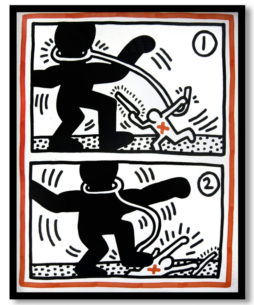 Free South Africa by Keith Haring (1985)