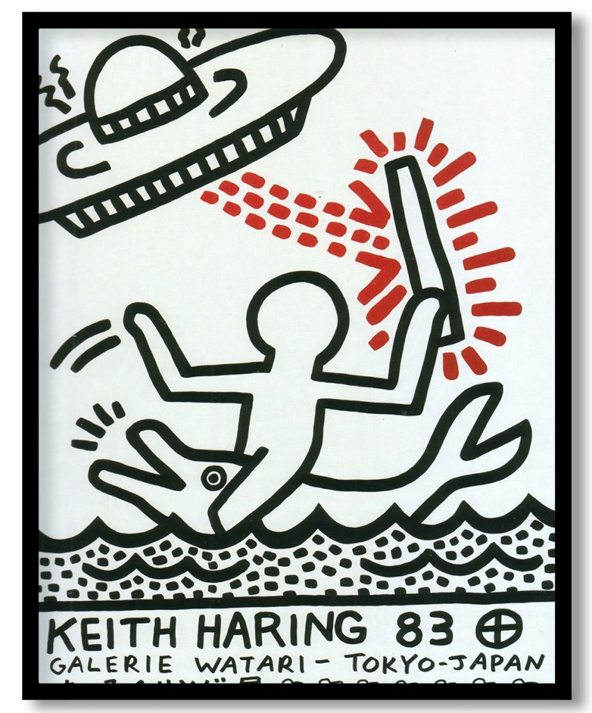 Keith Haring 83 by Keith Haring (1983)