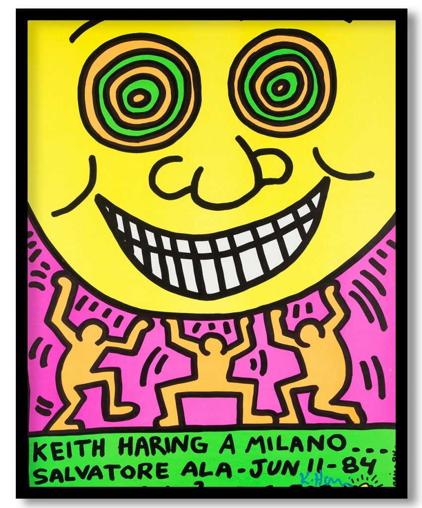 Keith Haring a Milano... Salvatore Ala. Jun 11-84 by Keith Haring (1984)