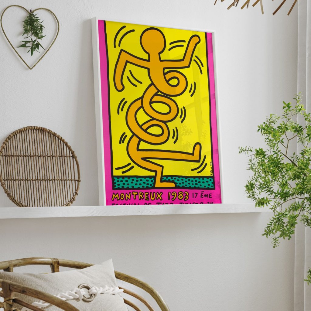 Montreux 1983 17ème Festival de Jazz - Juillet 8-24 by Keith Haring (1983)