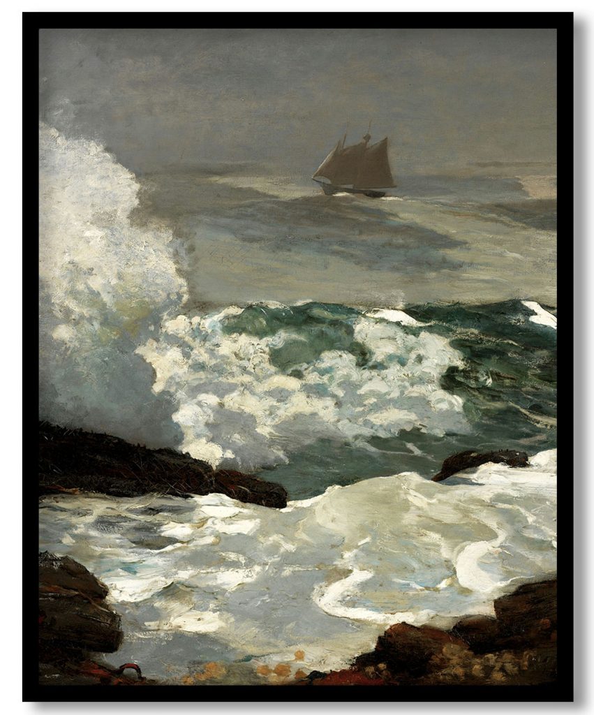 On a Lee Shore by Winslow Homer (1900)
