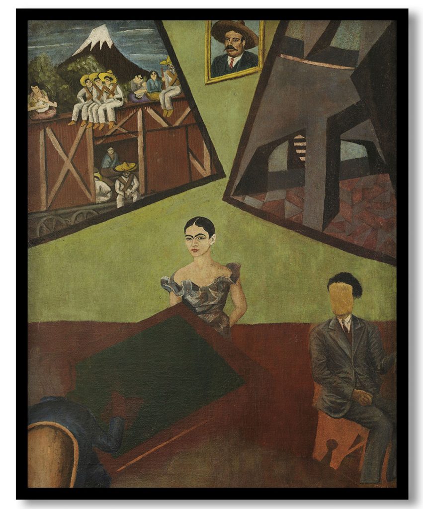 Pancho Villa y la Adelita by Frida Kahlo (1927)