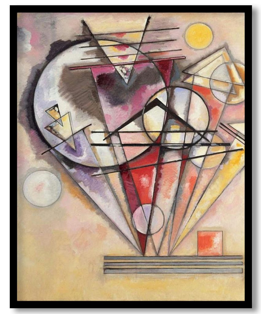 Auf Spitzen (On the points) by Wassily Kandinsky (1928)