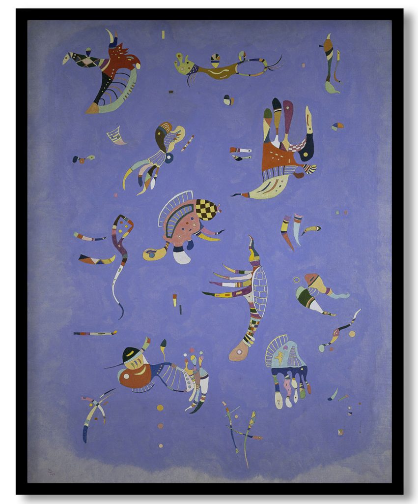 Bleu de ciel  (Sky Blue) by Wassily Kandinsky (1940)