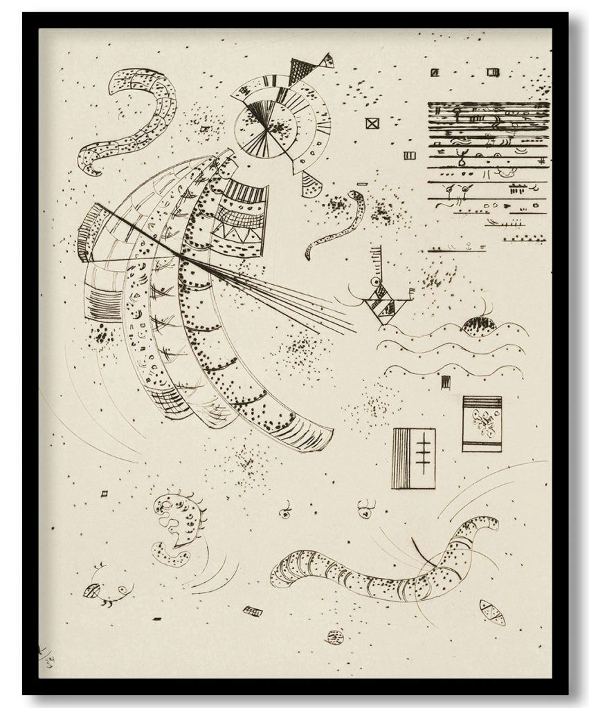 Composi&#231;&#227;o abstrata by Wassily Kandinsky (1934)