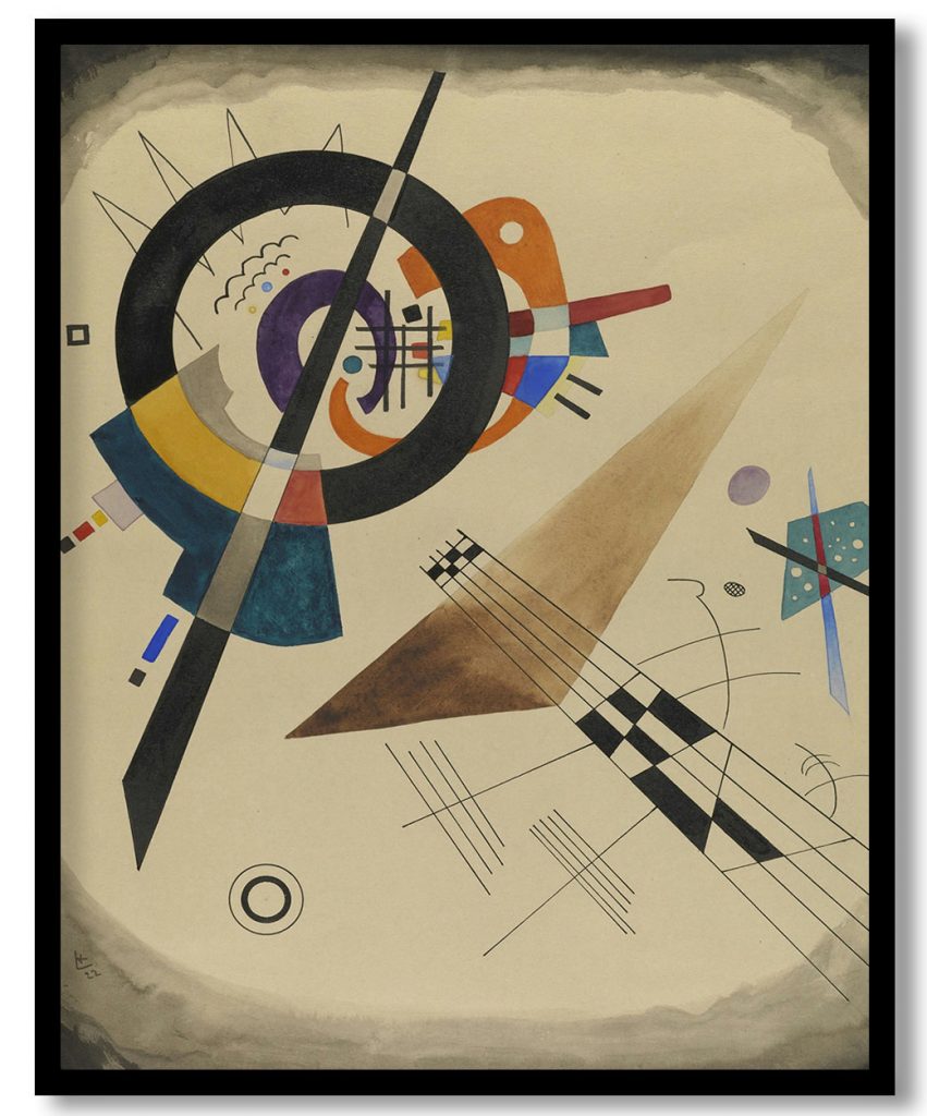 Composition by Wassily Kandinsky (1922-22)