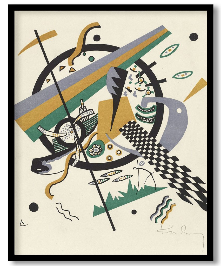 Kleine Welten IV by Wassily Kandinsky (1922)