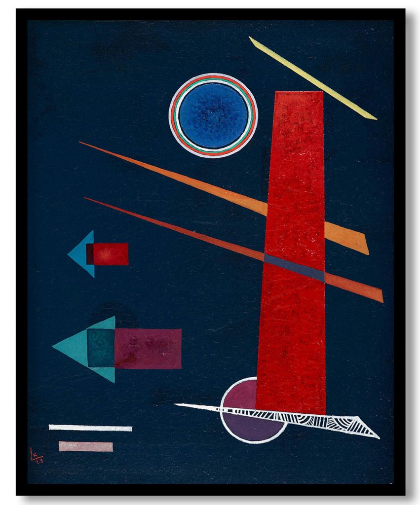 Powerful Red by Wassily Kandinsky (1928)