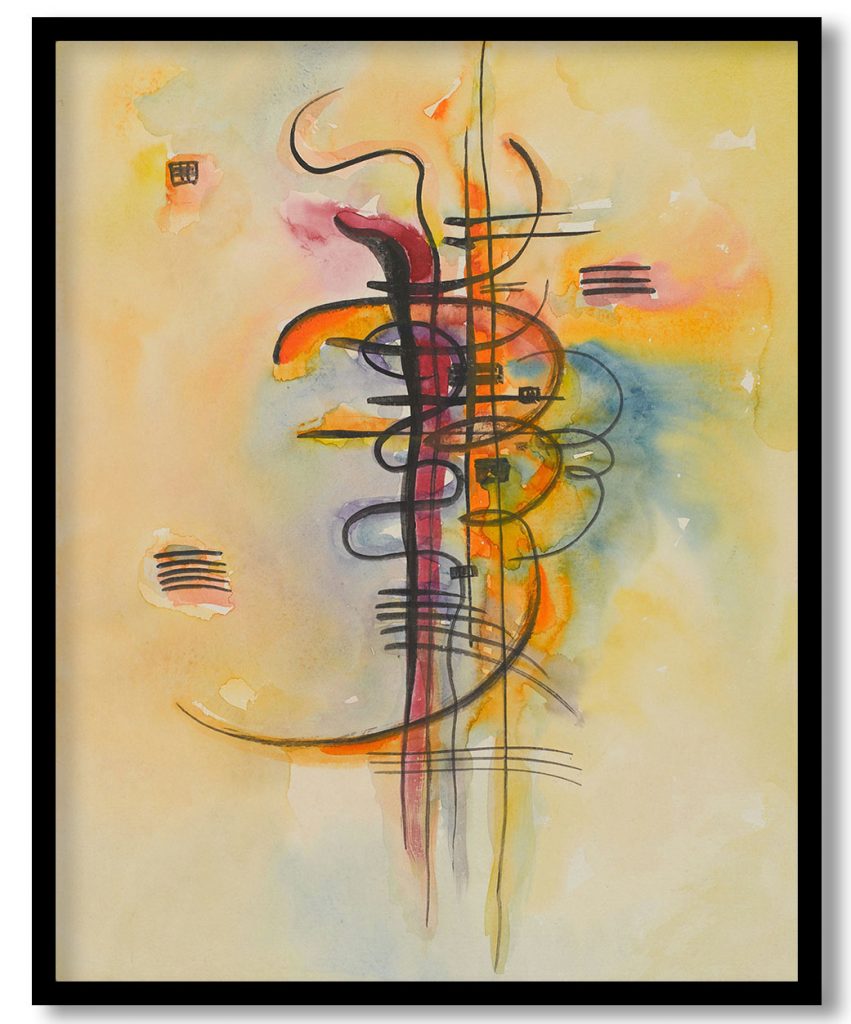 Watercolor N°325 by Wassily Kandinsky (1928)