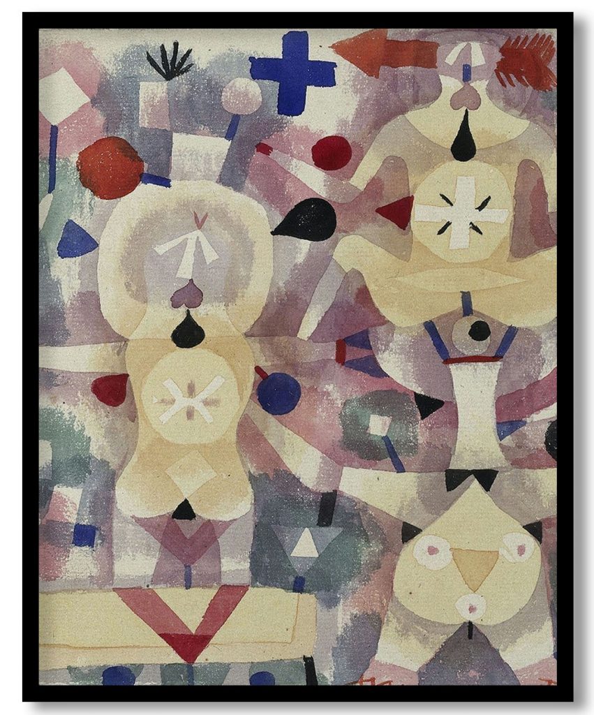 Carnival in the Snow by Paul Klee (1923)