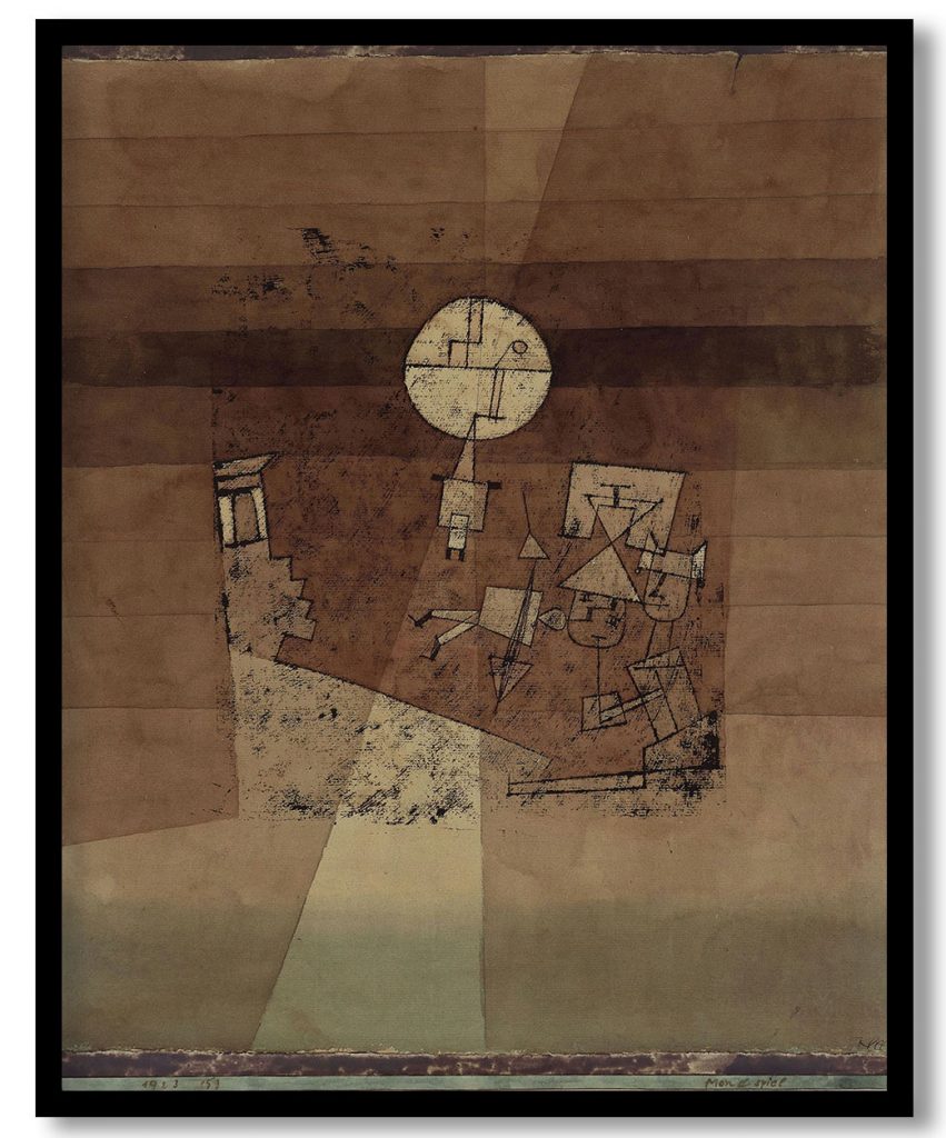 Moon play by Paul Klee (1923)