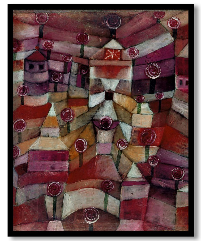 Rose Garden by Paul Klee (1920)