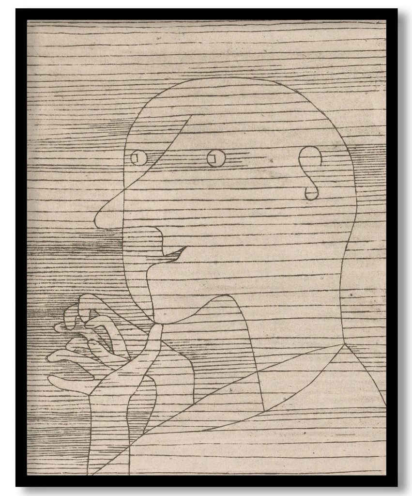 The Calculating Old Man by Paul Klee (1929)