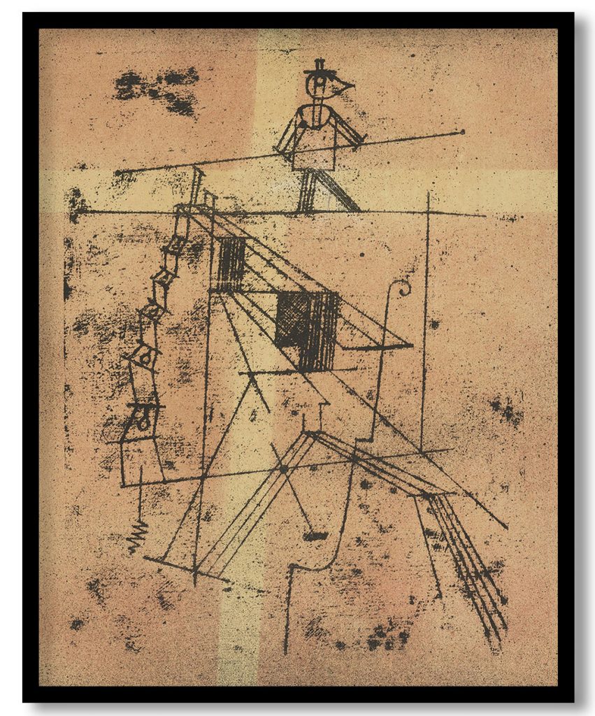 Tightrope Walker by Paul Klee (1923)