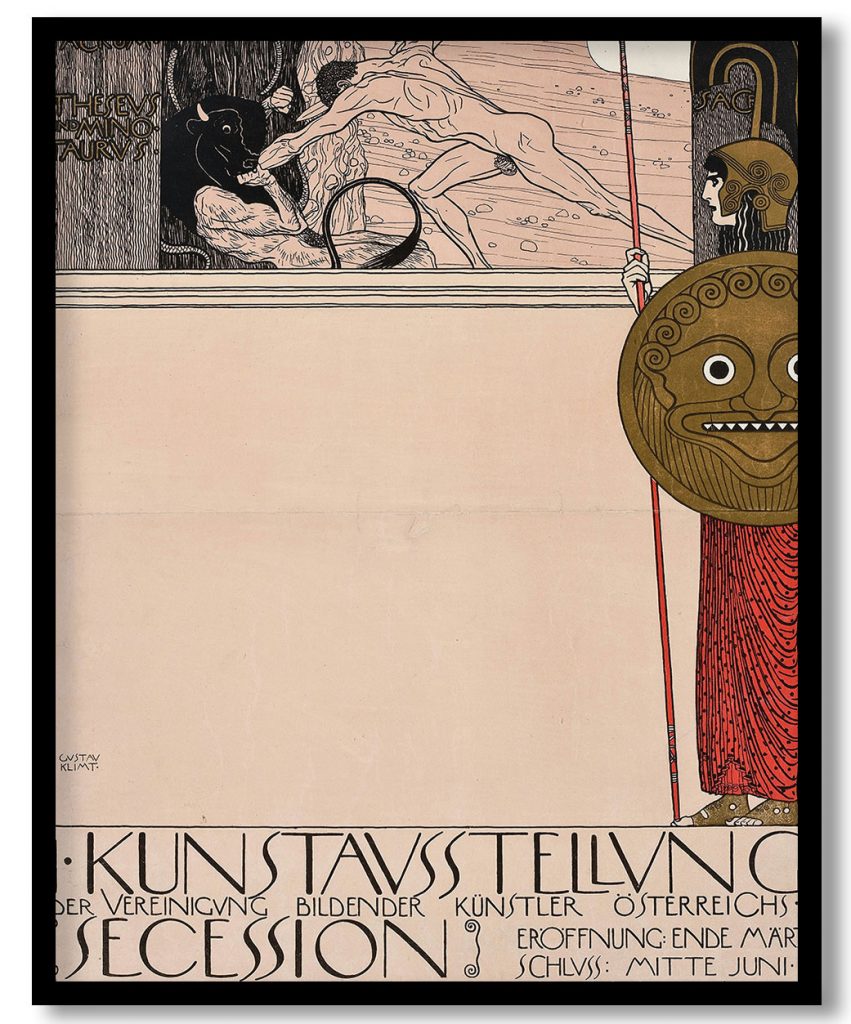 1st Art Exhibition of the Union of Austrian Artists – Secession (Uncensored) by Gustav Klimt (1898)