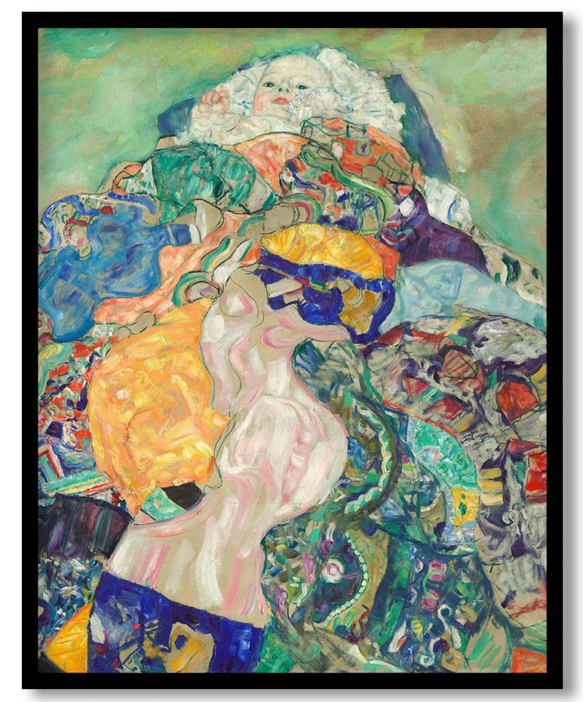 Baby  (Cradle) by Gustav Klimt (1917-18)