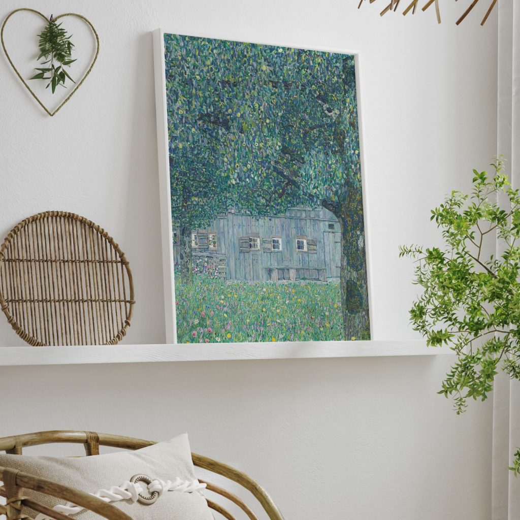 Farmhouse in Buchberg (Upper Austrian Farmhouse) by Gustav Klimt (1911)
