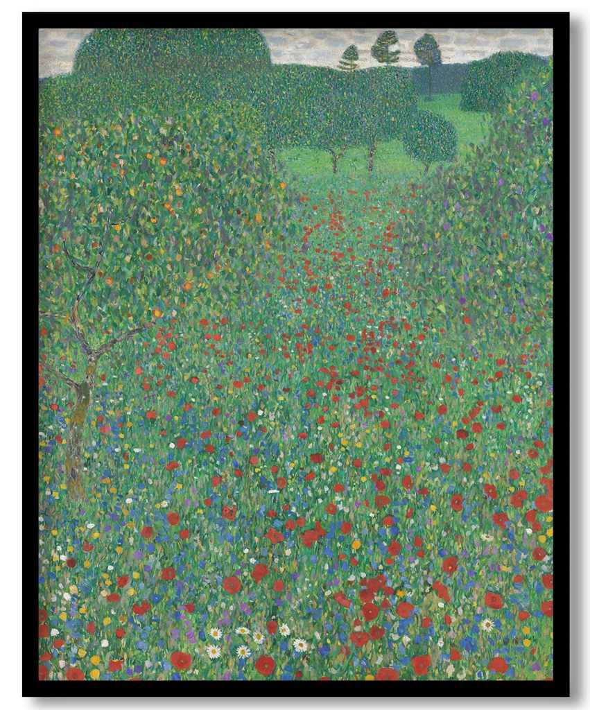 Flowering Poppies by Gustav Klimt (1907)