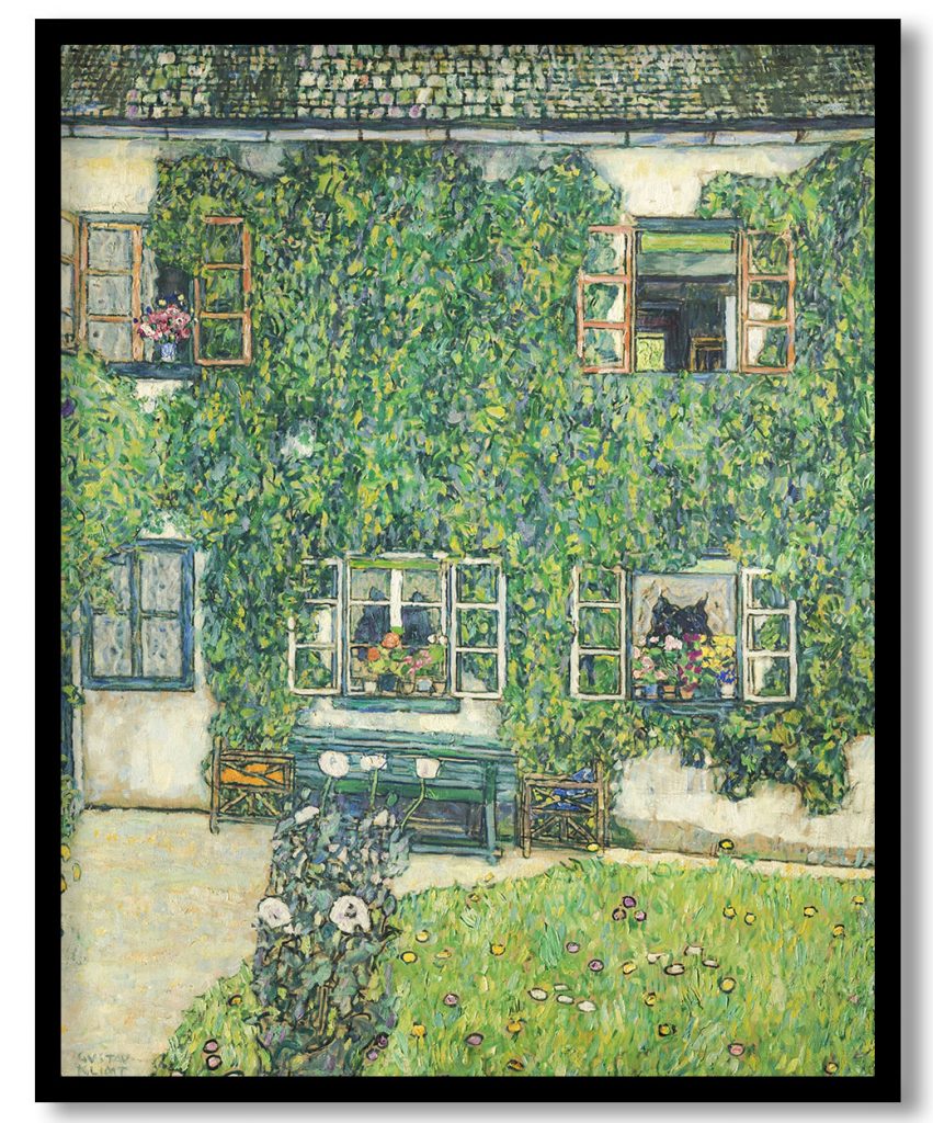 Forester's House in Weissenbach II (Garden) by Gustav Klimt (1914)