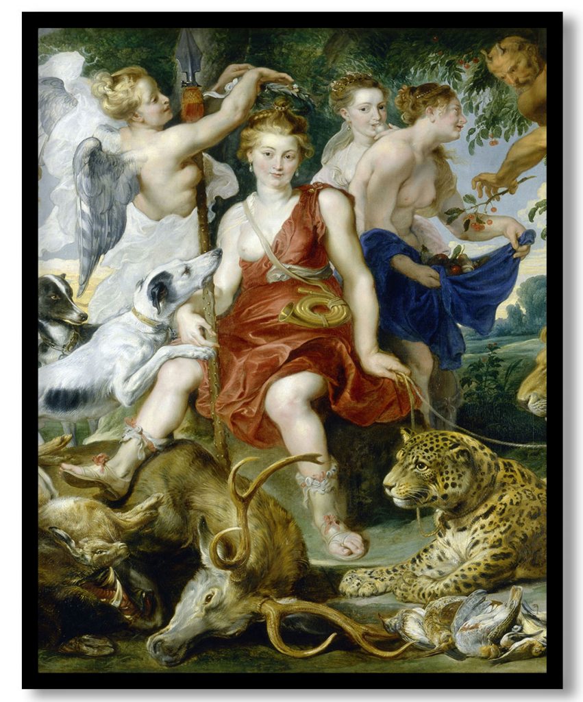 Krönung der Diana by Peter Paul Rubens (1620)