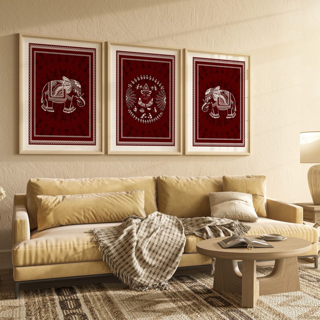 Shri Ganesh Gaj Utsav – Wall Hanging