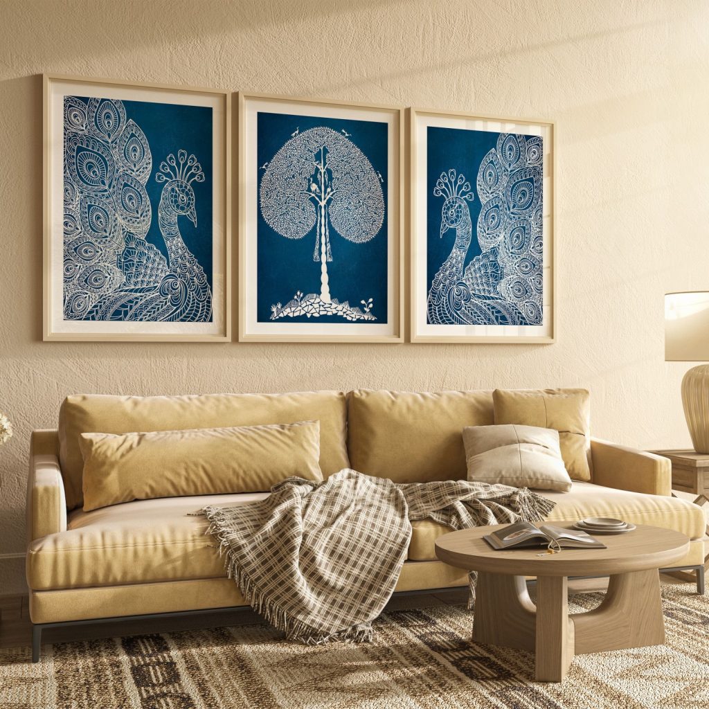 Traditional Peacocks Tree of Life – Home Decor