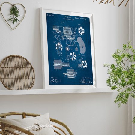 Industrial Mason Revolving Fire Arm – Wall Hanging