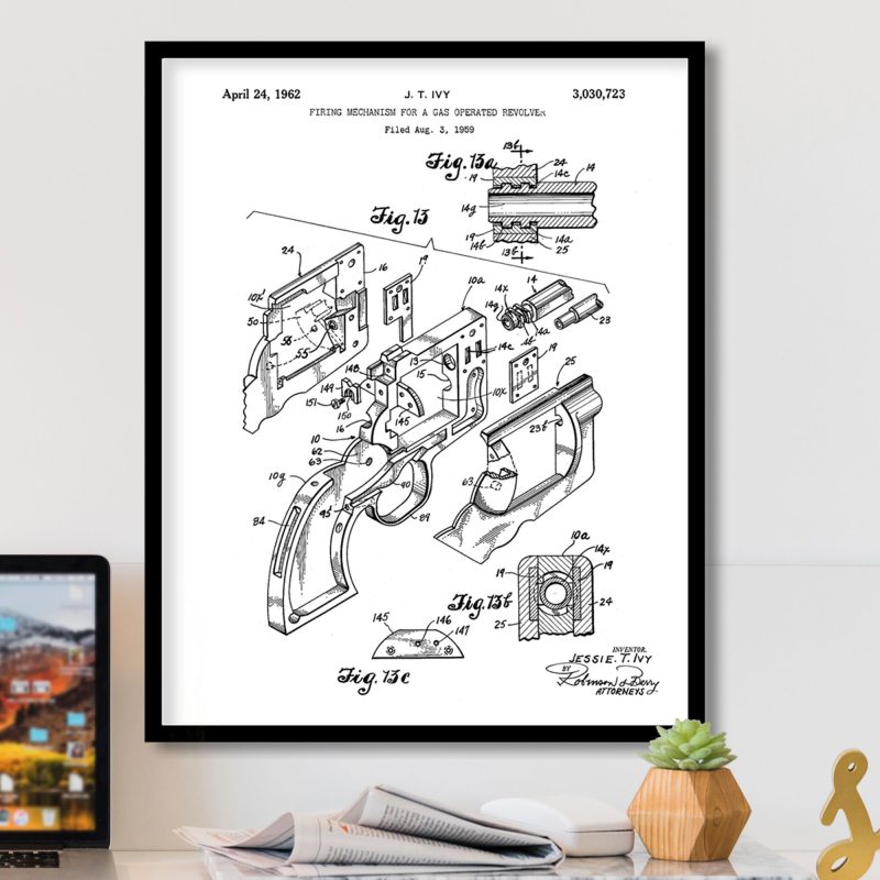 Industrial Gas Operated Revolver – Home Decor