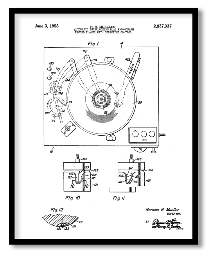 Record player 1958