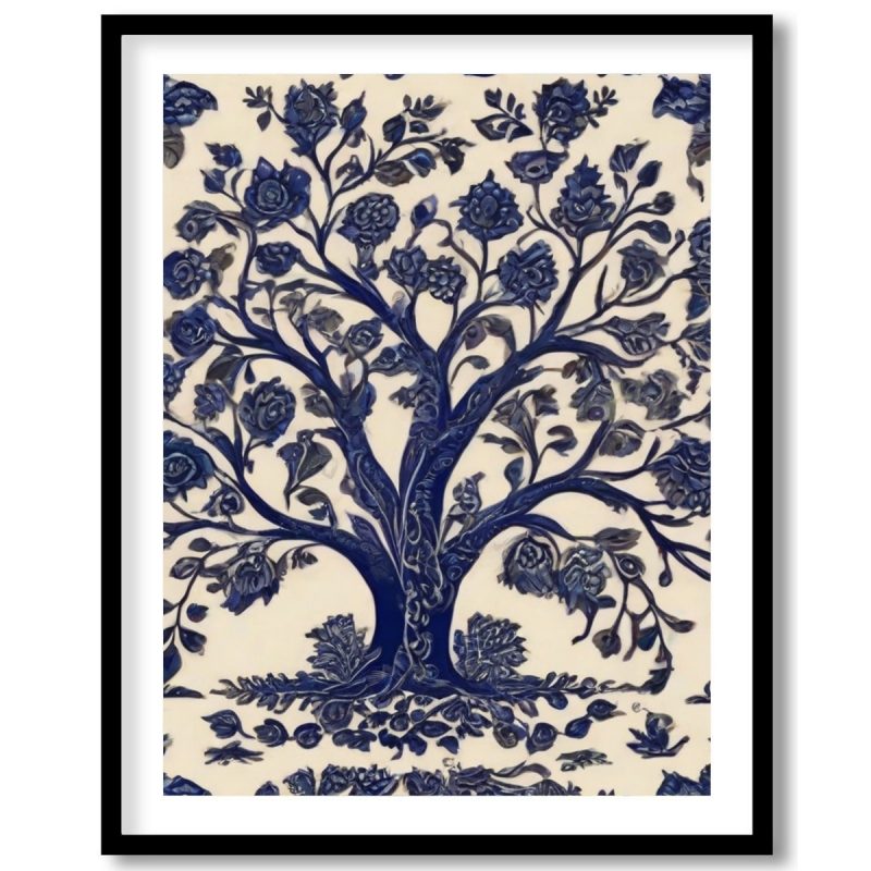 blue kalamkai tree set 1