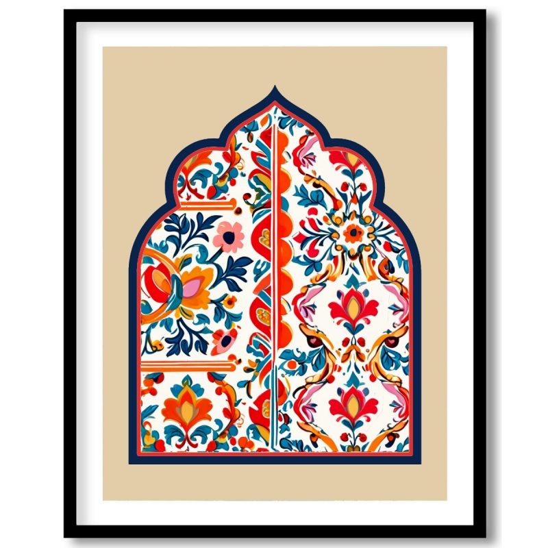 Jharokha Mosaic Floral set 1