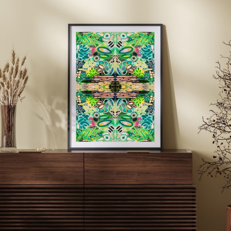 Abstract Symmetrical Organic Shapes – Wall Hanging