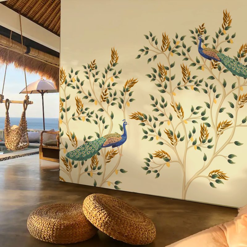 Emerald Plumes in the Forest