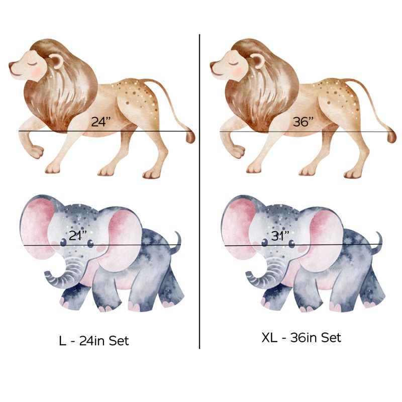 Watercolor wild pattern