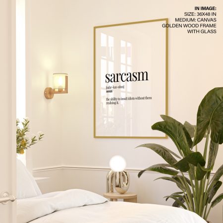 Sarcasm sahr-kaz-uhm noun the ability to insult idiots without them realizing it – Home Decor