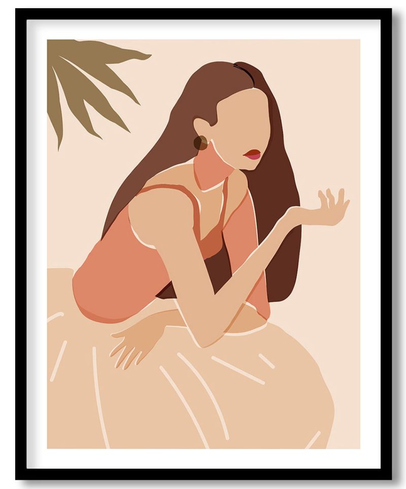 Boho minimal feminine